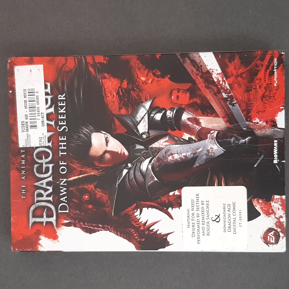 Anime Dragon Age: Dawn of the Seeker DVD Sealed The Animated Movie